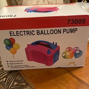 Electric Balloon Pump - Pink and Blue
